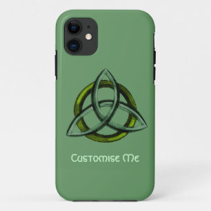 Triquetra (Green) iPhone 11 Case