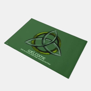 Triquetra (Green) Doormat