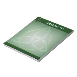 Triquetra (Green) Notepad