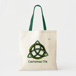 Triquetra (Green) Tote Bag