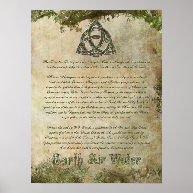 Triquetra Informational Poster (Front)