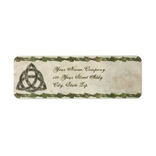 Triquetra Natural Return Address Label