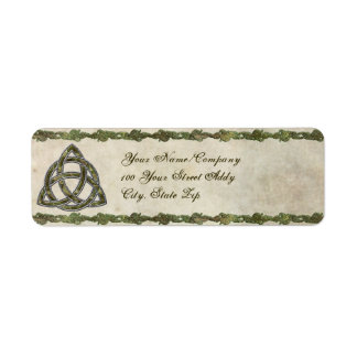 Triquetra Natural Return Address Label