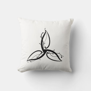 Triquetra Odin Norse Wicca Symbol Cushion