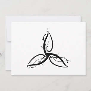 Triquetra Odin Norse Wicca Symbol Invitation