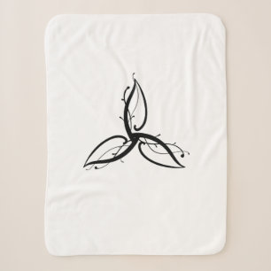 Triquetra Odin Norse Wicca Symbol Sherpa Blanket