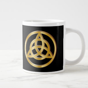 Triquetra symbol large coffee mug