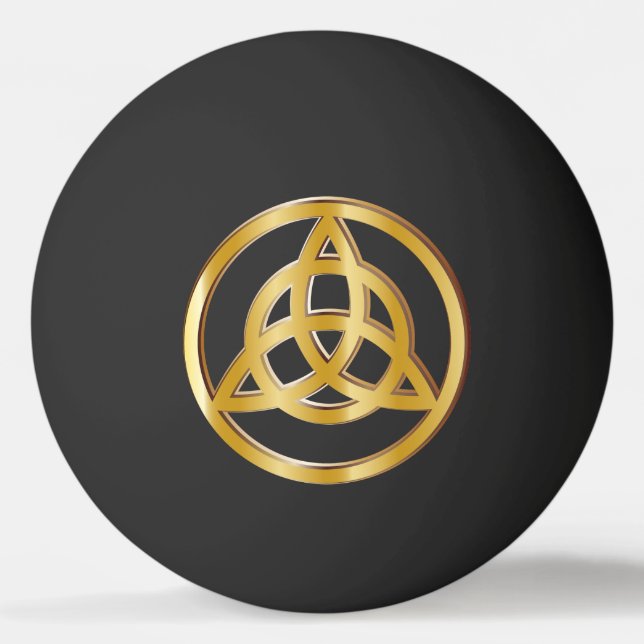 Triquetra symbol ping pong ball (Front)