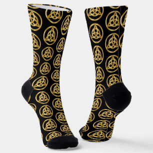 Triquetra symbol socks
