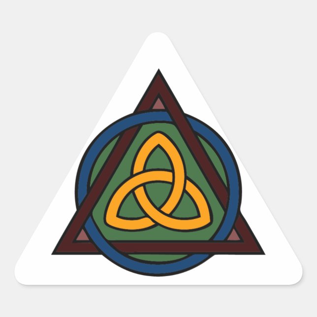Triquetra Triangle Sticker (Front)