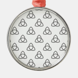 Triquetra Vesica Symbol Metal Ornament