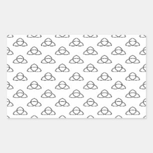 Triquetra Vesica Symbol Rectangular Sticker