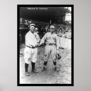 Tris Speaker Red Sox Baseball 1915 Poster