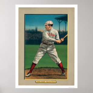 Tris Speaker Red Sox Great Baseball 1911 Poster
