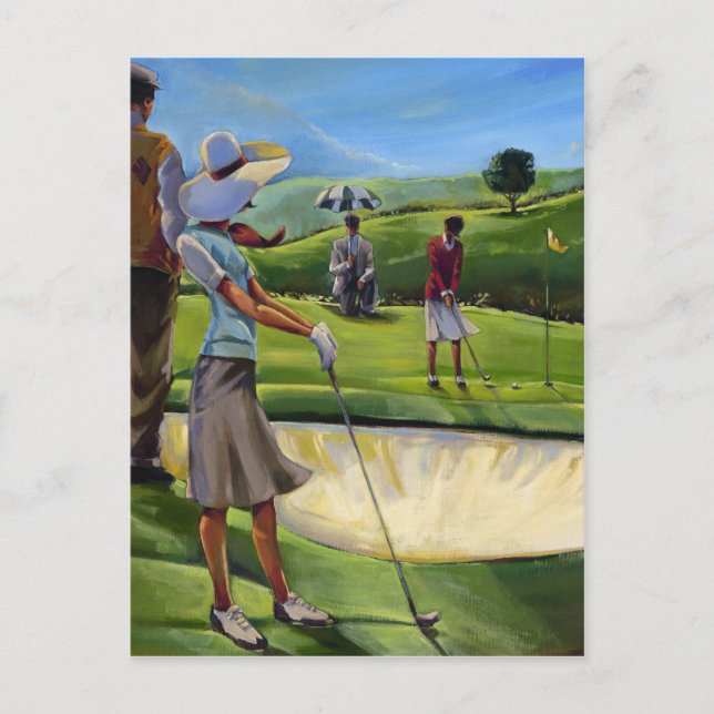 Trish Biddle - Ladies Golf Postcard (Front)