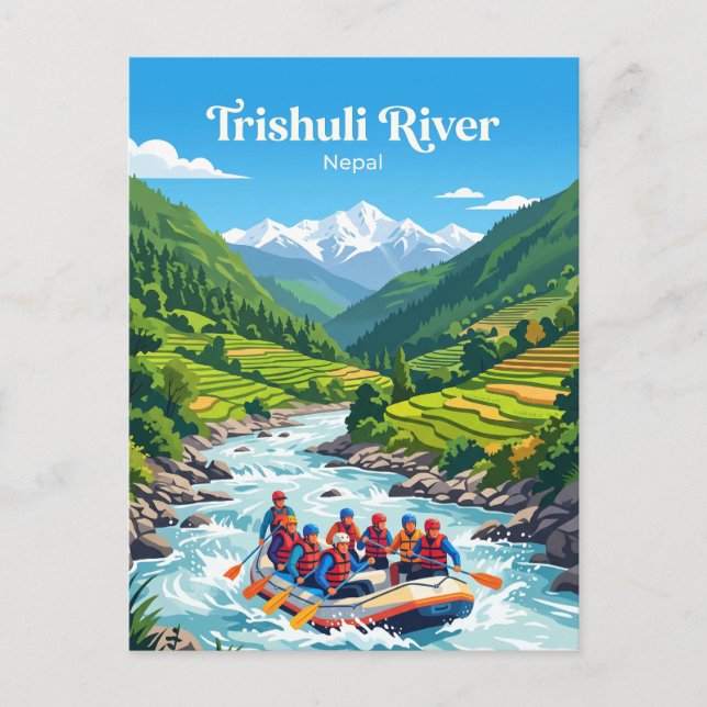 Trishuli River Nepal Postcard (Front)