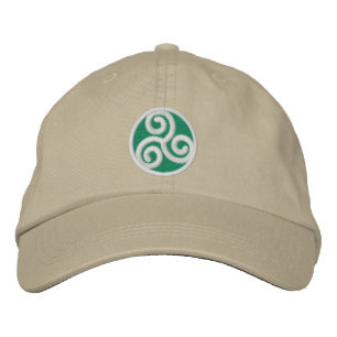 Triskele Celtic Spiral Embroidered Hat