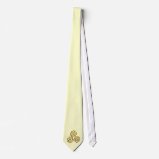 Triskele-gold Tie (Front)