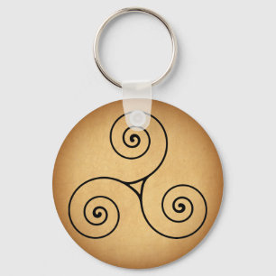 Triskele Key Ring