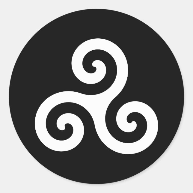 Triskelion Classic Round Sticker (Front)