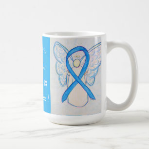 Trisomy 18 Awareness Ribbon Angel Mug