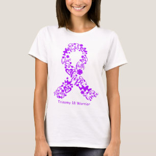 Trisomy 18 Awareness Ribbon Support Gifts T-Shirt