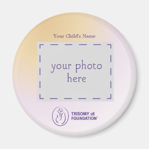 Trisomy 18 Foundation Personalised Magnet