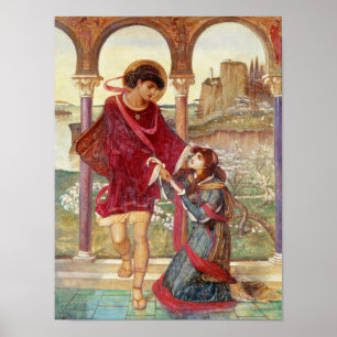 Tristan and Iseult, 1876 Poster