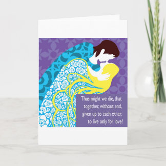 Tristan And Iseult gift with quote Card