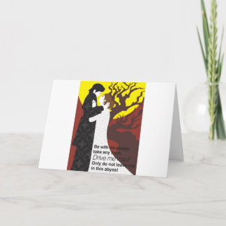 Tristan And Iseult gift with quote Card