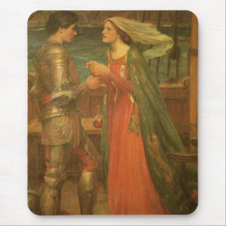 Tristan and Isolde by John William Waterhouse Mouse Pad