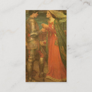 Tristan and Isolde by JW Waterhouse Wedding Enclosure Card