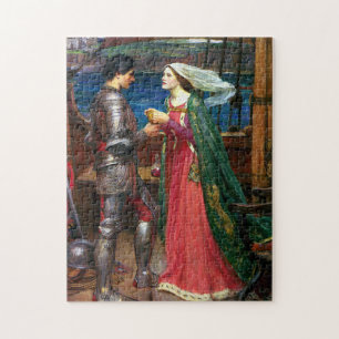 Tristan and Isolde, c. 1916 by John Waterhouse Jigsaw Puzzle