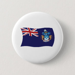 Tristan Da Cunha Flag Button