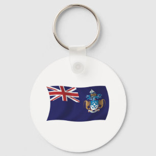 Tristan Da Cunha Flag Keychain