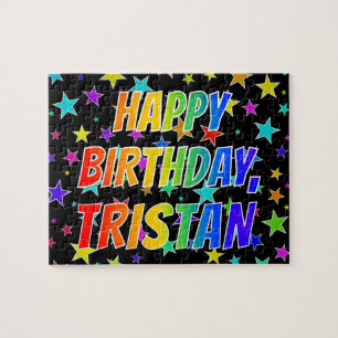 "TRISTAN" First Name, Fun "HAPPY BIRTHDAY" Jigsaw Puzzle