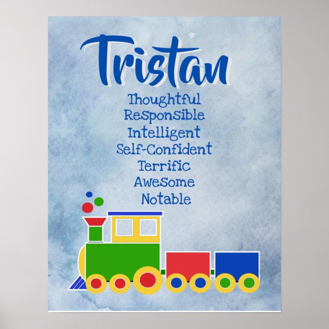 Tristan Name Poster (Front)