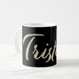 Tristan Name whitegold Tasse Teetasse Kaffetasse Coffee Mug