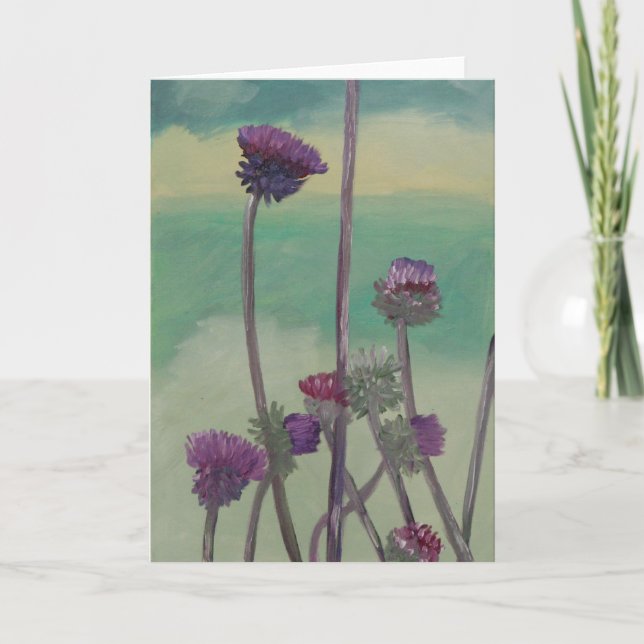 "Tristan's Thistles" Card (Front)
