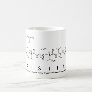 Tristian peptide name mug
