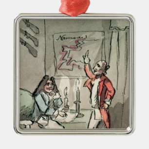 Tristram Shandy, 1786 Metal Ornament