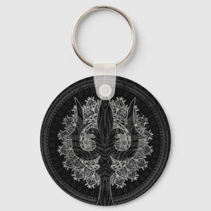 Trisula  -Trident of Shiva Key Ring