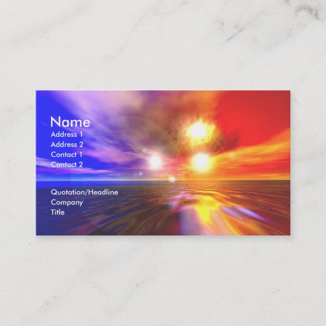 Trisuns Business Card (Front)