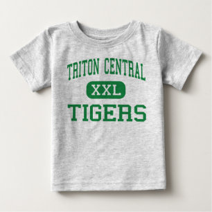 Triton Central - Tigers - High - Fairland Indiana Baby T-Shirt