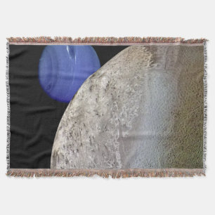 Triton with Neptune Throw Blanket