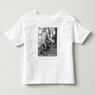 Tritons grooming two horses of the sun in toddler T-Shirt