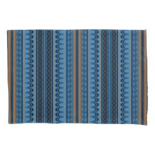 Triton's Treasure: Aegean Stripe Minoan Pillowcase