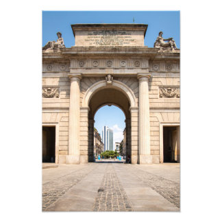 Triumph Arch in downtown Milan Photo Print