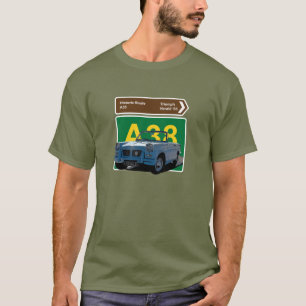 Triumph Herald. 1966. British. Historic Route A38. T-Shirt
