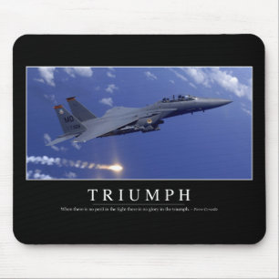 Triumph:: Inspirational Quote 1 Mouse Pad